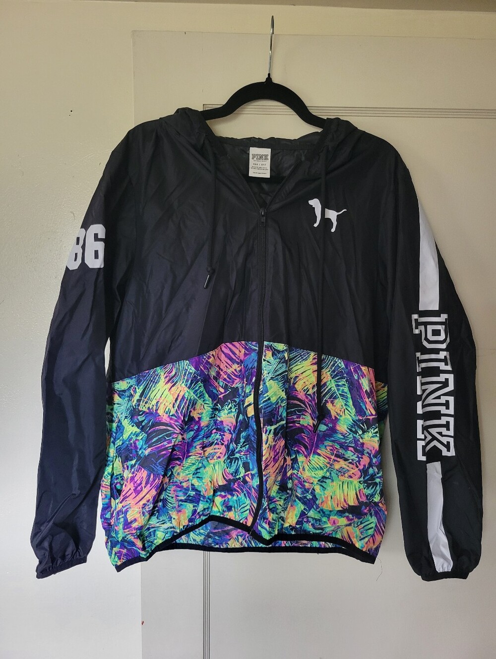 Victoria Secret PINK Floral Print Windbreaker